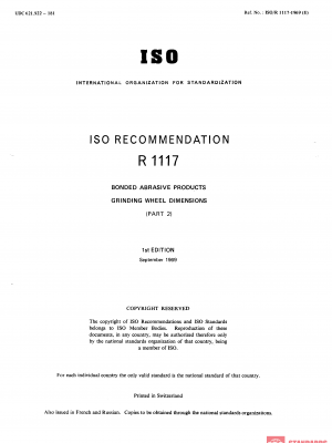 ISO/R 1117:1969 PDF