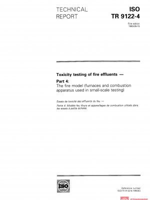 ISO/TR 9122-4:1993 PDF