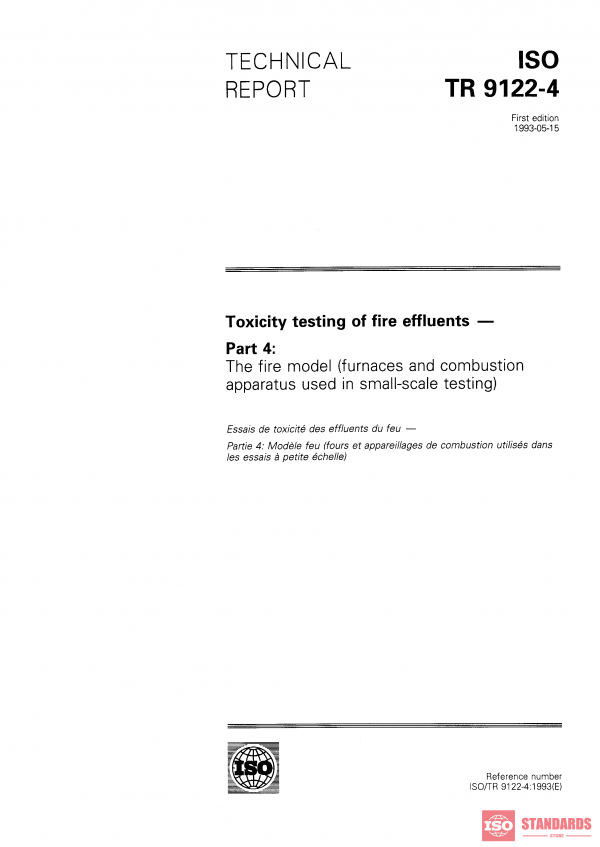 ISO/TR 9122-4:1993 PDF