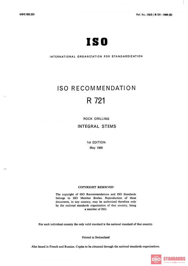 ISO/R 721:1968 PDF