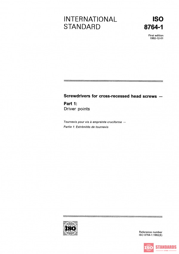 ISO 8764-1:1992 PDF