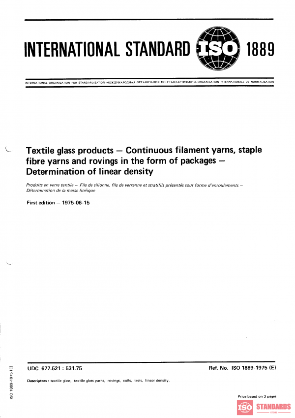 ISO 1889:1975 PDF