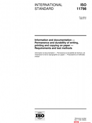 ISO 11798:1999 PDF
