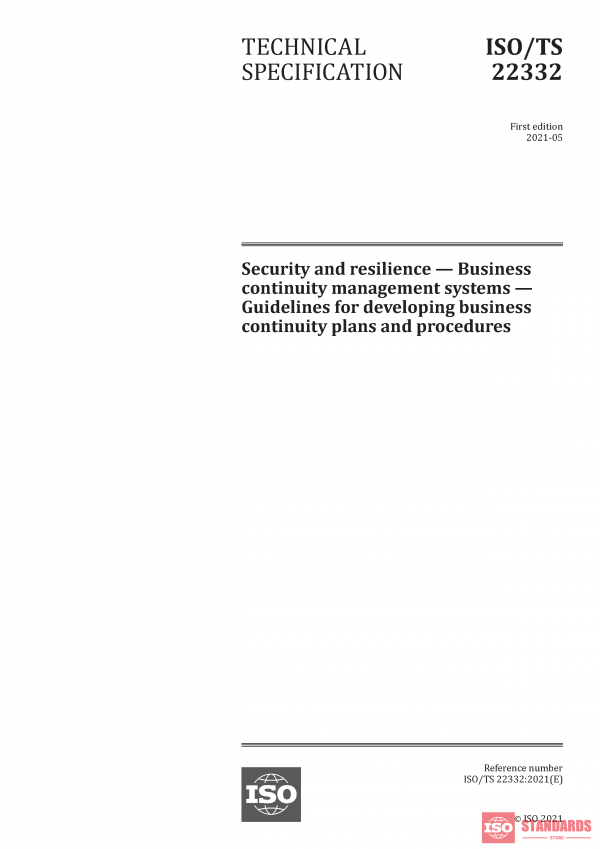 ISO/TS 22332:2021 PDF