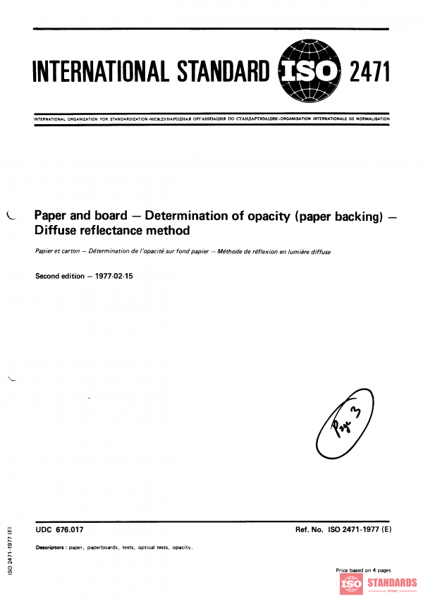 ISO 2471:1977 PDF