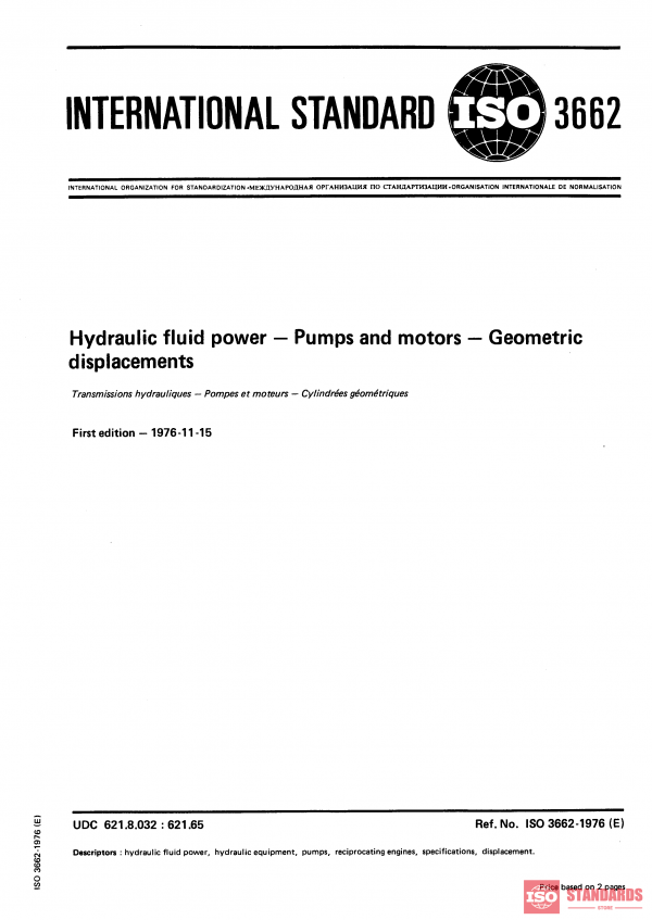 ISO 3662:1976 PDF