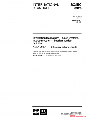 ISO/IEC 8326:1996/AMD1:1998 PDF