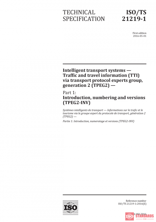 ISO/TS 21219-1:2016 PDF