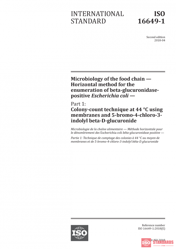 ISO 16649-1:2018 PDF