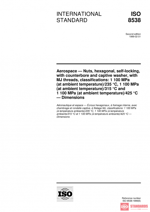 ISO 8538:1999 PDF