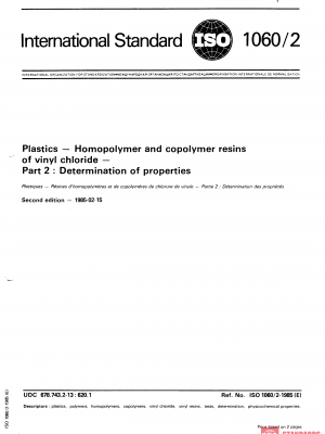 ISO 1060-2:1985 PDF