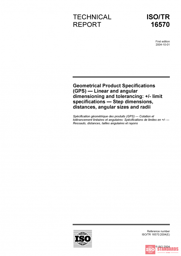 ISO/TR 16570:2004 PDF