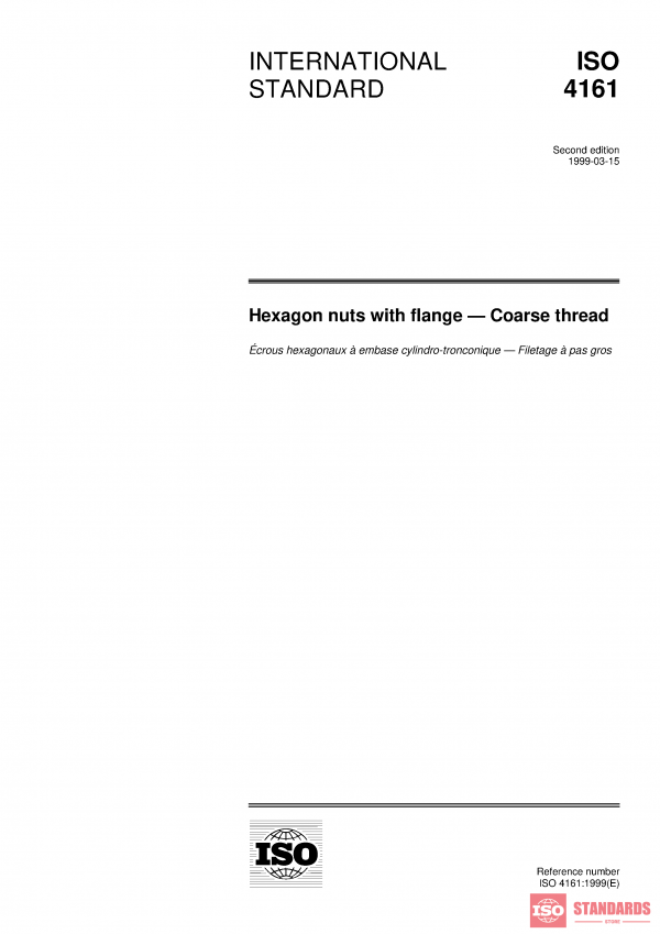 ISO 4161:1999 PDF