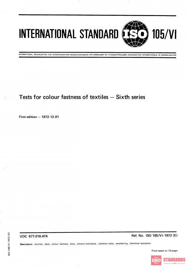 ISO/R 105-6:1972 PDF