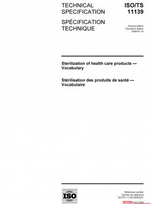ISO/TS 11139:2006 PDF