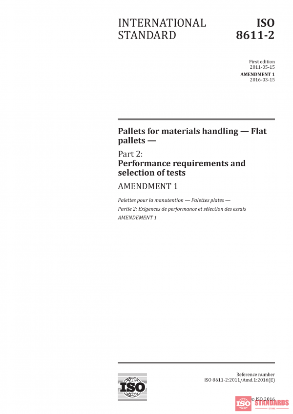 ISO 8611-2:2011/Amd 1:2016 PDF