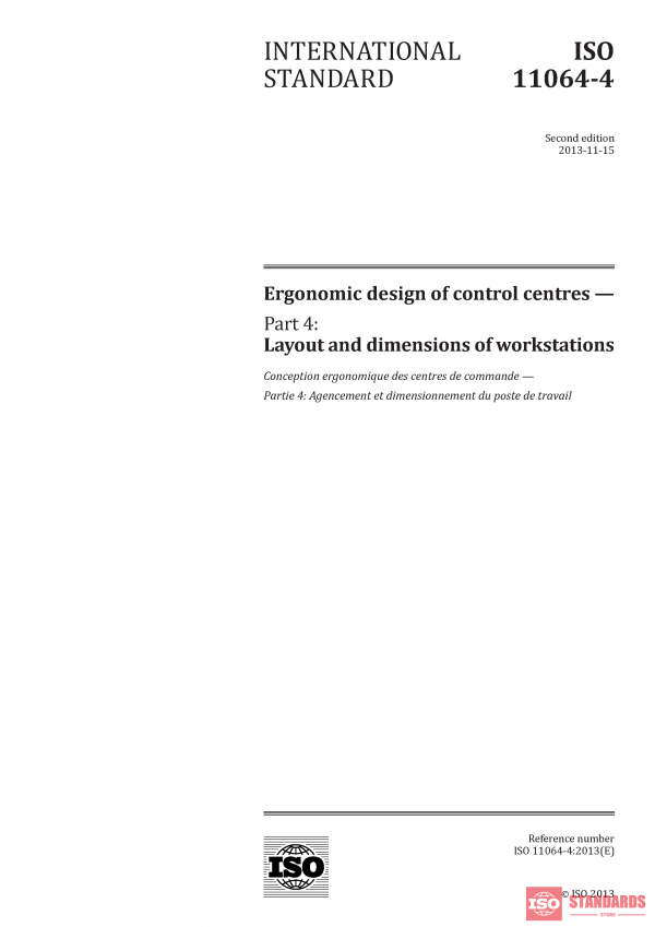 ISO 11064 4:2013 PDF