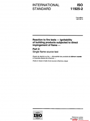 ISO 11925-2:1997 PDF