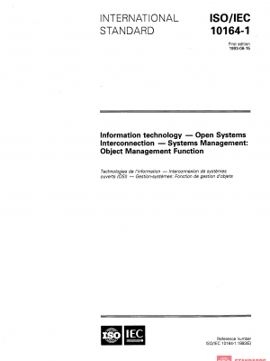 ISO/IEC 10164-1:1993 PDF