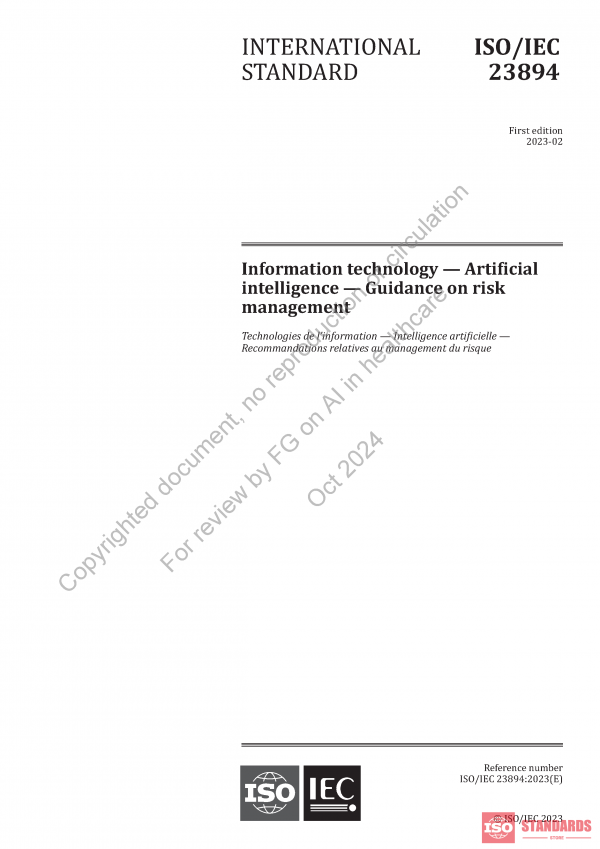 ISO/IEC 23894 WG:2023 PDF