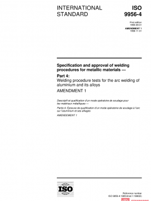 ISO 9956-4:1995/Amd 1:1998 PDF