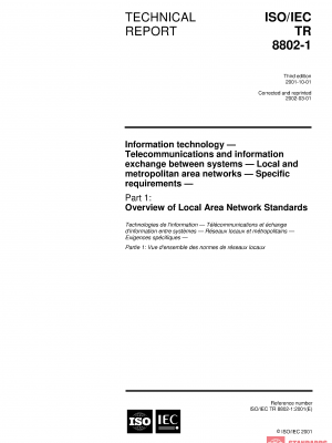 ISO/IEC TR 8802-1:2001 PDF
