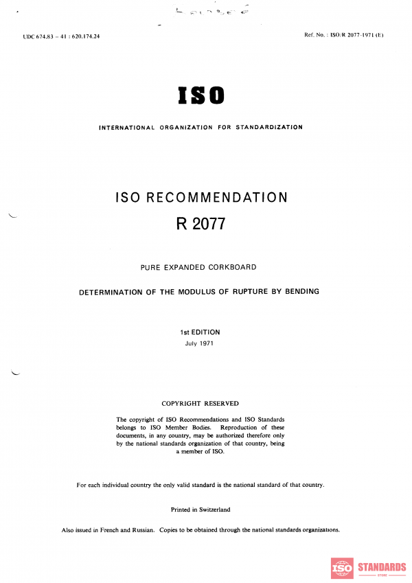 ISO/R 2077:1971 PDF