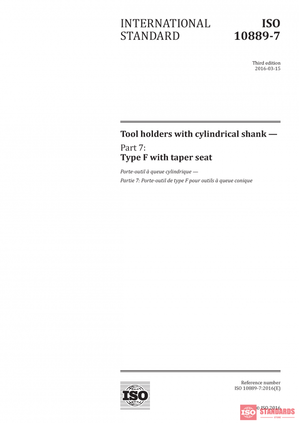 ISO 10889-7:2016 PDF