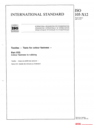 ISO 105-X12:1987 PDF