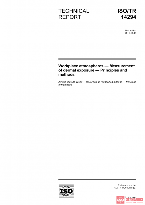 ISO/TR 14294:2011 PDF