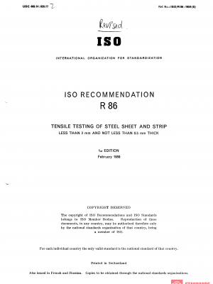 ISO/R 86:1959 PDF