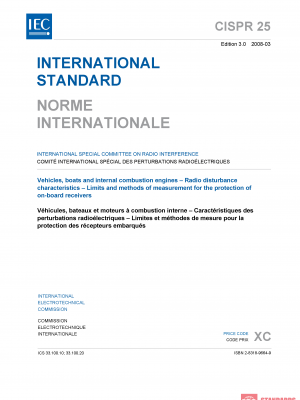 CISPR 25 ed 3.0:2008 PDF