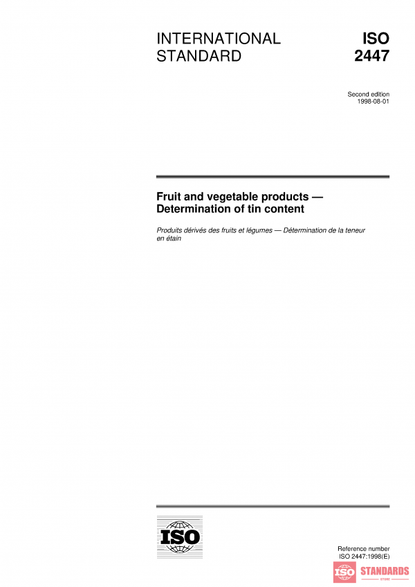 ISO 2447:1998 PDF