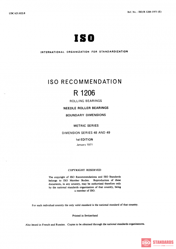 ISO/R 1206:1971 PDF