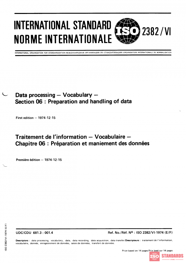 ISO 2382-6:1974 PDF