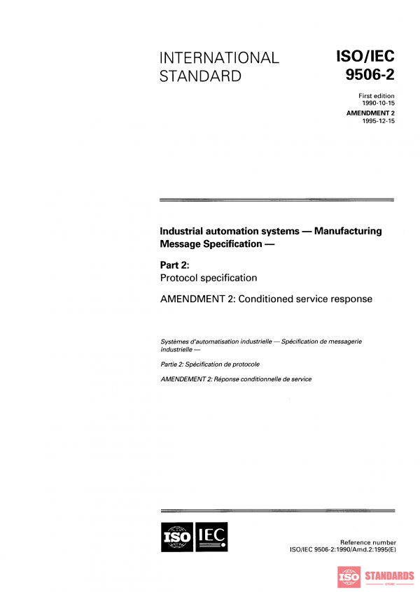 ISO/IEC 9506-2:1990/Amd 2:1995 PDF