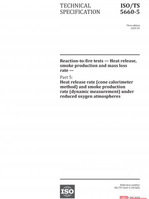 ISO/TS 5660-5:2020 PDF