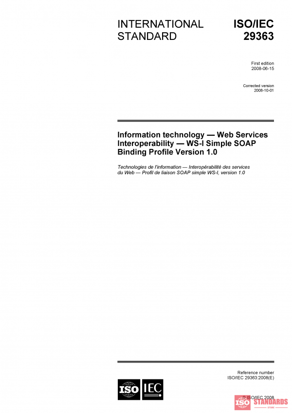 ISO/IEC 29363:2008 PDF