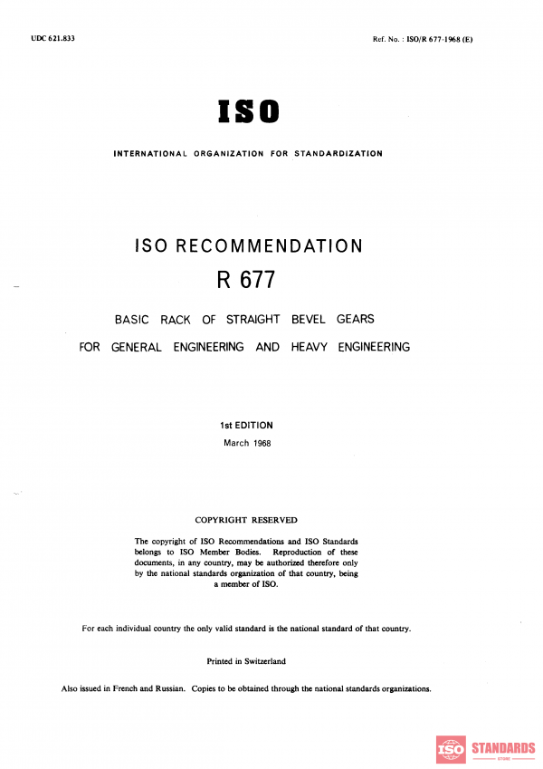 ISO/R 677:1968 PDF