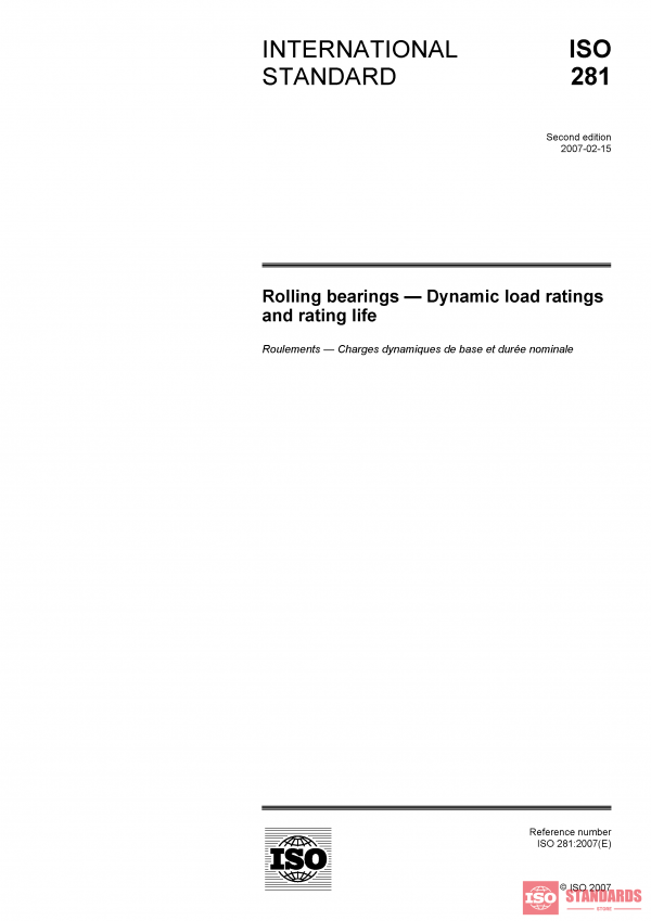 ISO 281:2007 PDF