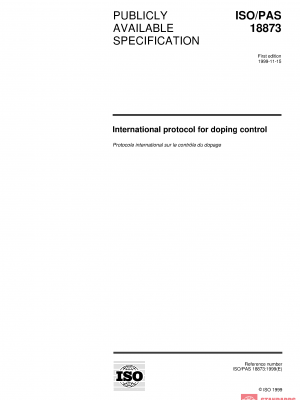 ISO/PAS 18873:1999 PDF