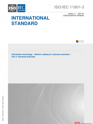 ISO/IEC 11801-3:2017+AMD1:2021 CSV PDF