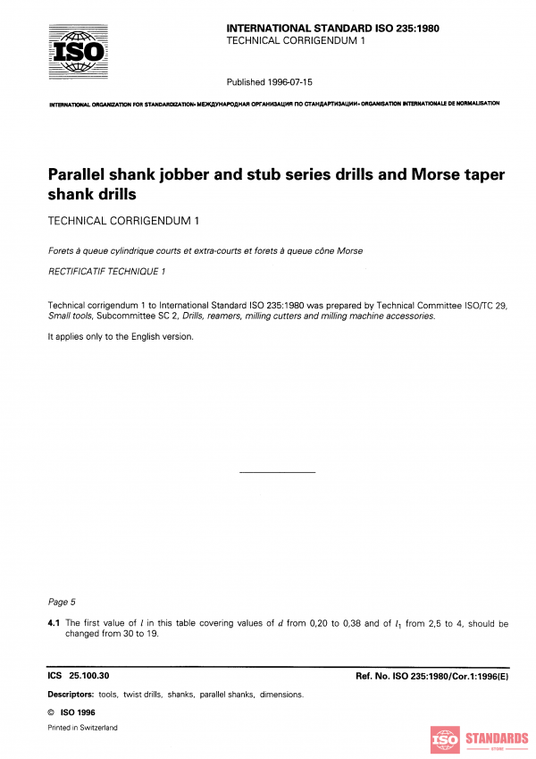 ISO 235:1980/Cor 1:1996 PDF