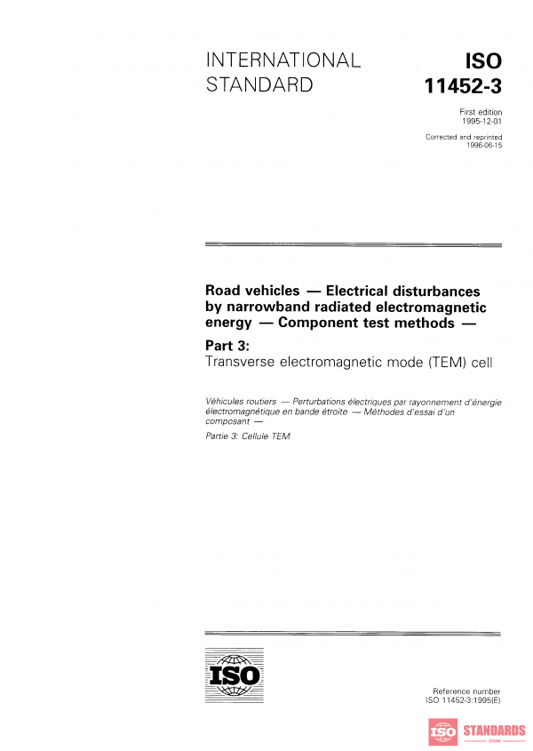 ISO 11452-3:1995 PDF