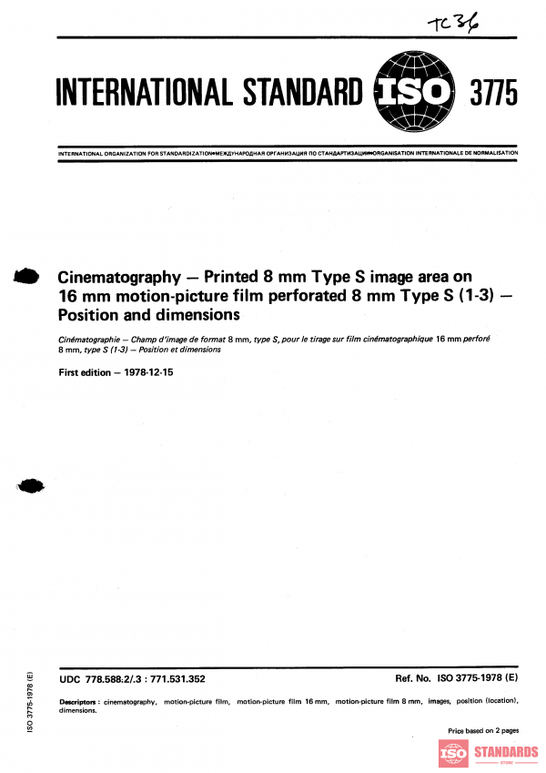 ISO 3775:1978 PDF