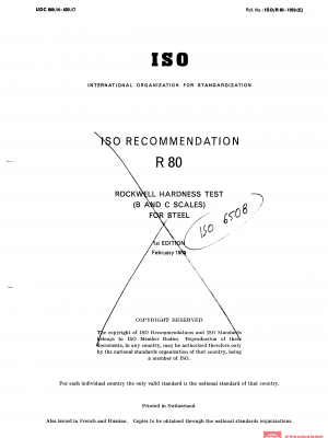 ISO/R 80:1968 PDF