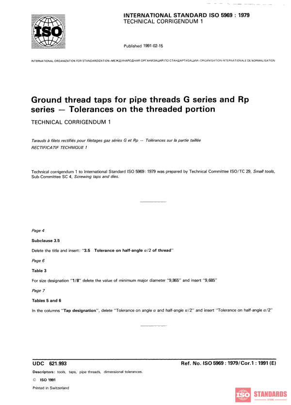 ISO 5969:1979/Cor 1:1991 PDF