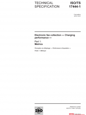 ISO/TS 17444-1:2012 PDF