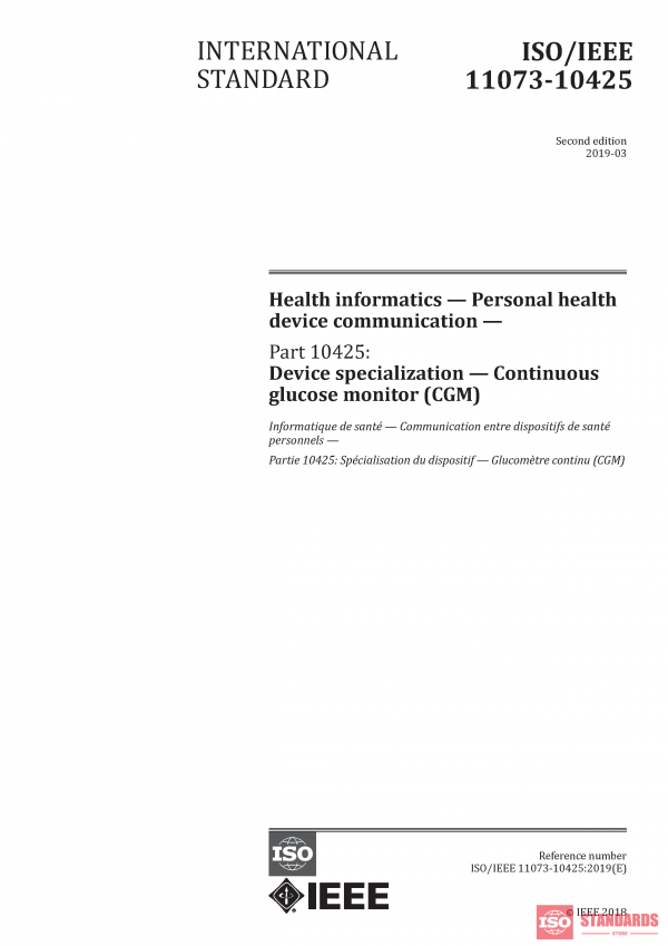 ISO/IEEE 11073-10425:2019 PDF