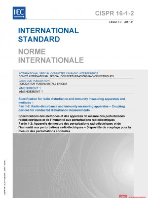 CISPR 16-1-2:2014/AMD1:2017 PDF